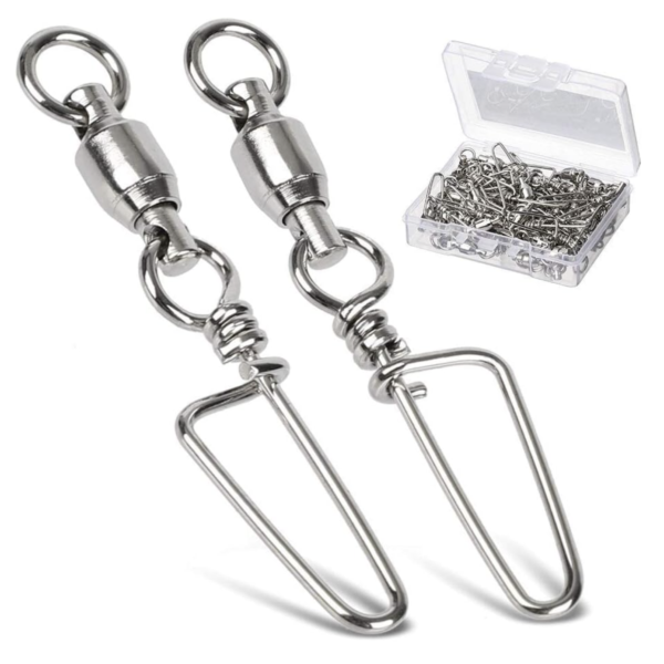 High Strength Fishing Snap Swivels (25pcs)